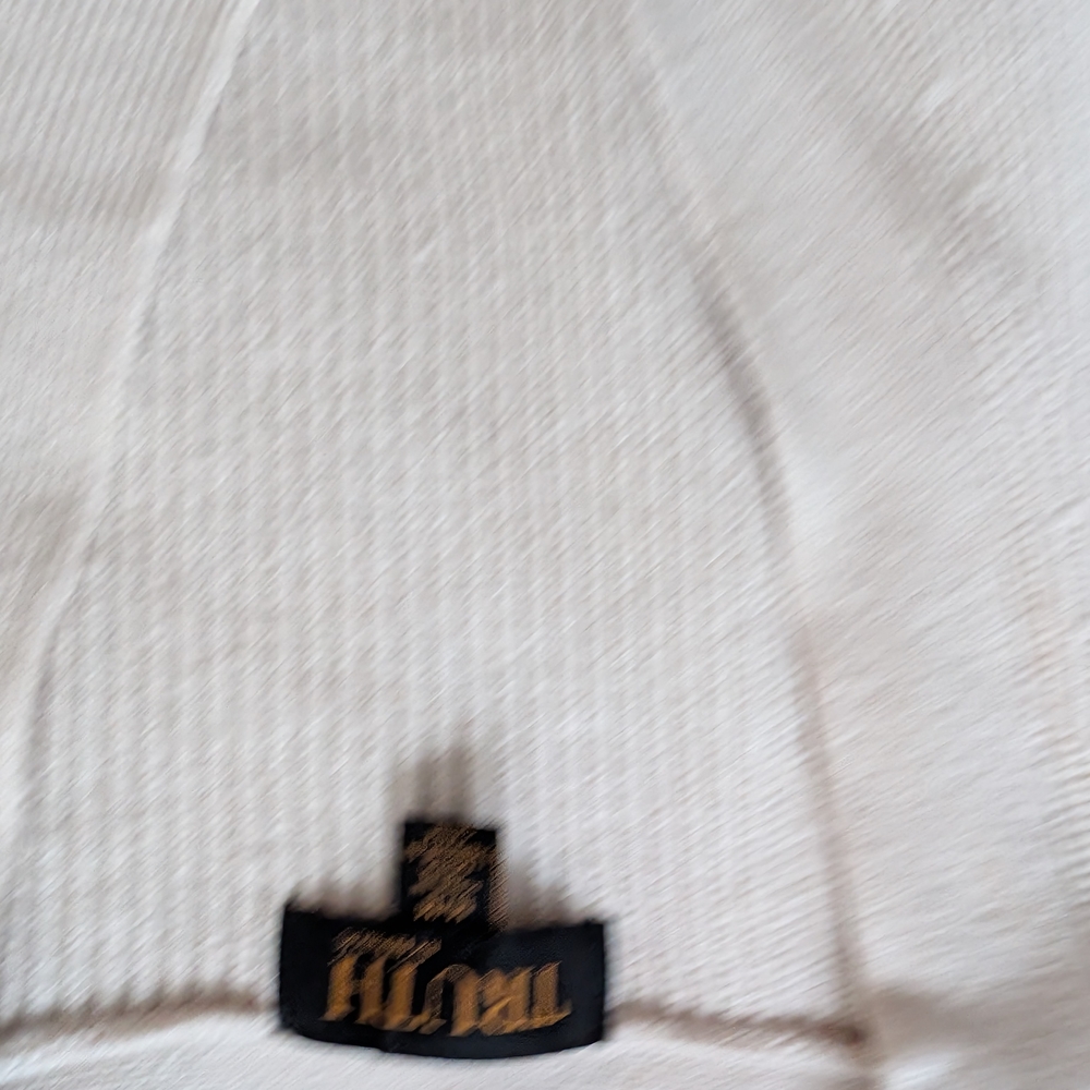 Cream Ribbed Cardigan Sweater - Picture 2 of 4